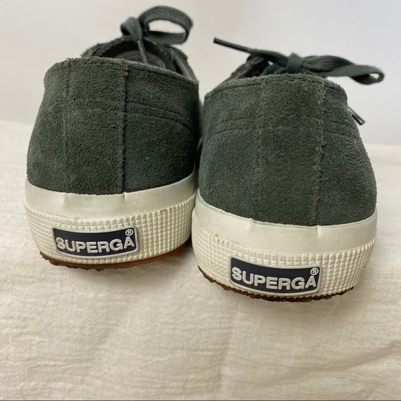 SUPERGA Suecotw 2750 Suede Sneaker Gray 6.5 - Picture 5 of 10